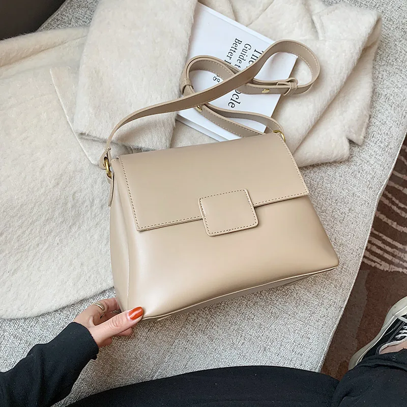 

Hong Kong Style Texture Underarm Bag Women's Bag 2020 New Trendy Fashion Ladies Retro High Quality Messenger Bag Shoulder Bag