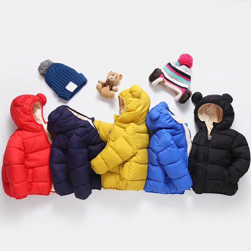 Флисовые зимние парки детские куртки для девочек и мальчиков теплое плотное