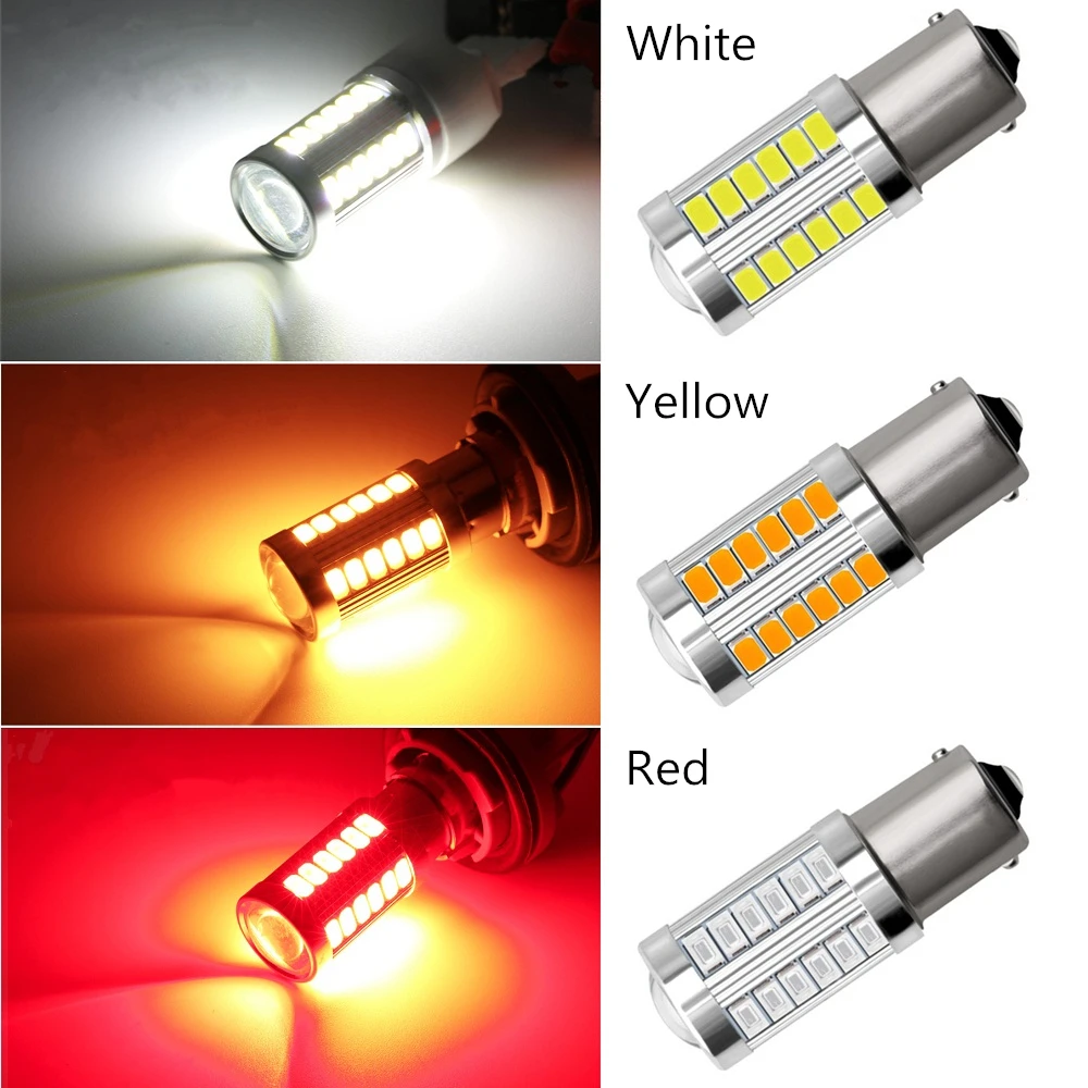 Groleds 12V Светодиодная лампа Bombillas светодиодный светильник 12V Светодиодная лампа SMD 5730 лампочка светильник 1156 1157 Тормозной светильник s задний указатель поворота светильник
