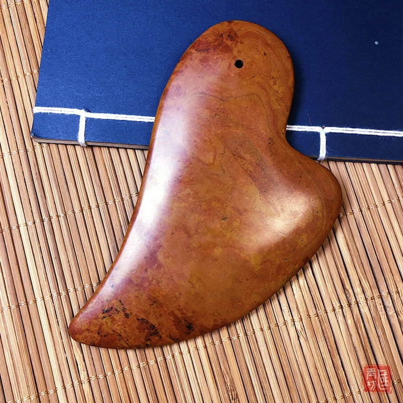 

Красный драгоценный камень, скребок гуаши, натуральный камень гуаша, массажная доска для лица, драгоценный массаж, акупунктурная терапия