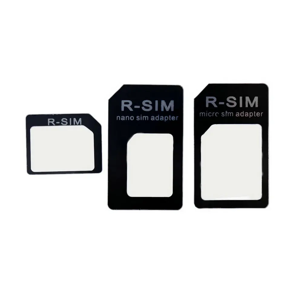 Оптовая продажа 3 в 1 для Nano Sim-карты на Micro Sim-карту и стандартный адаптер конвертер