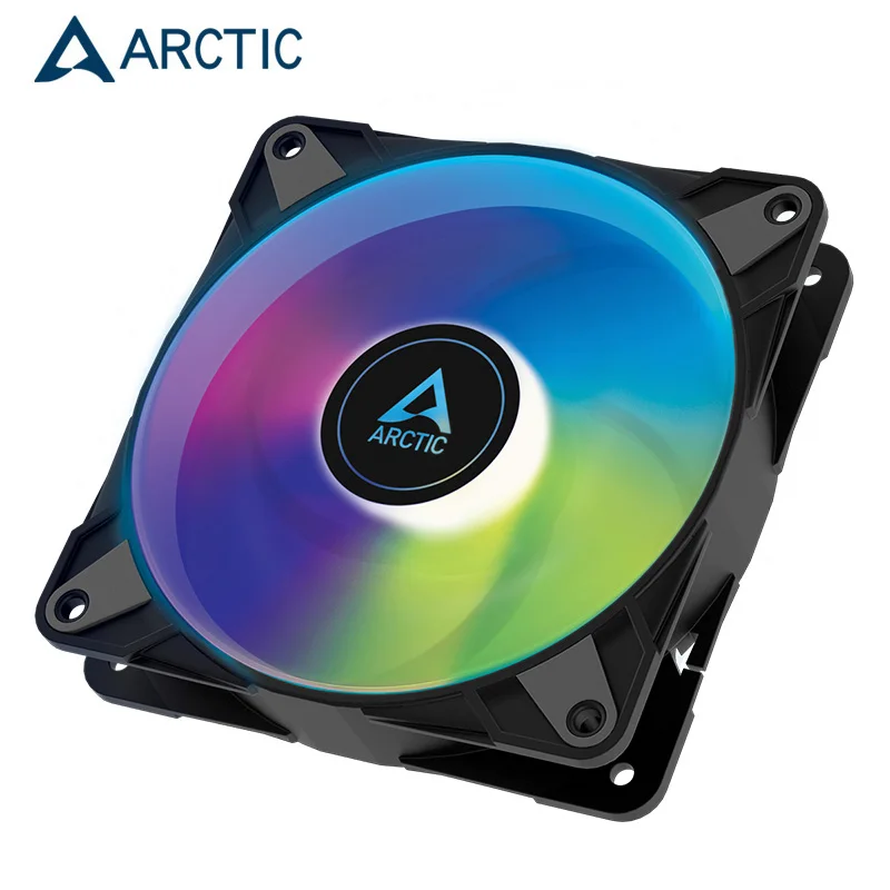 

ARCTIC P12 PWM PST 4PIN PWM/3PIN ARGB 120X120X25MM Silent Fan Computer Cooler Master 12CM Fluid Dynamic Bearing ,Black,White