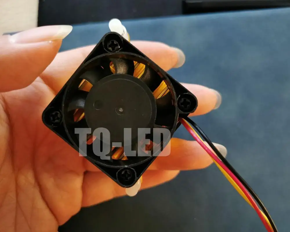 12 В алюминиевый светодиодный радиатор с вентилятором 3 Вт 5 10 20 светодиодное