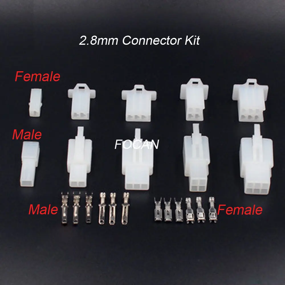 

FOCAN 2.8mm разъем для электровелосипеда 2 3 4 6 контактов