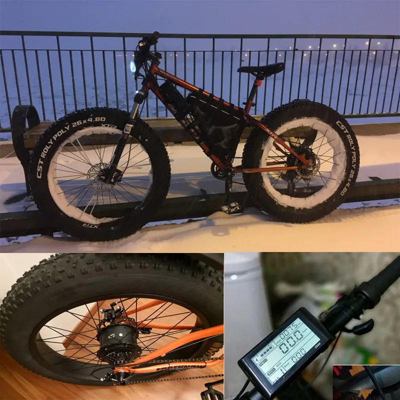 48V 1000W комплект для переоборудования электрического велосипеда с 20AH Батарея