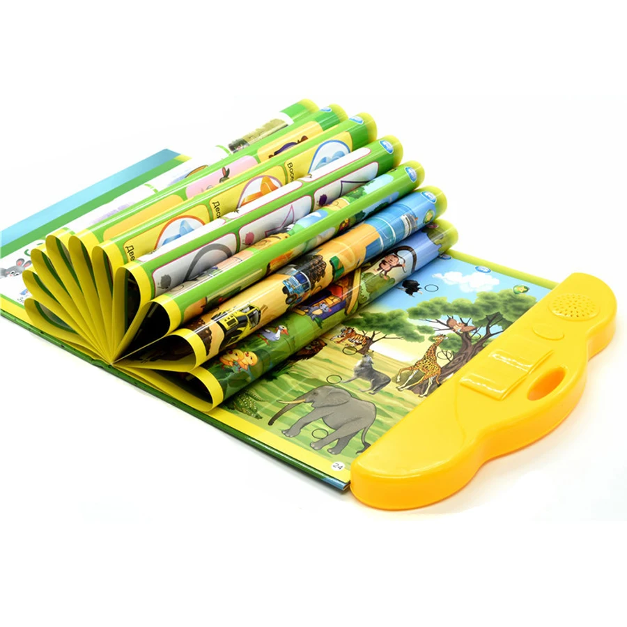 Русская Звуковая электронная книга для чтения звука устройство алфавита тачпад