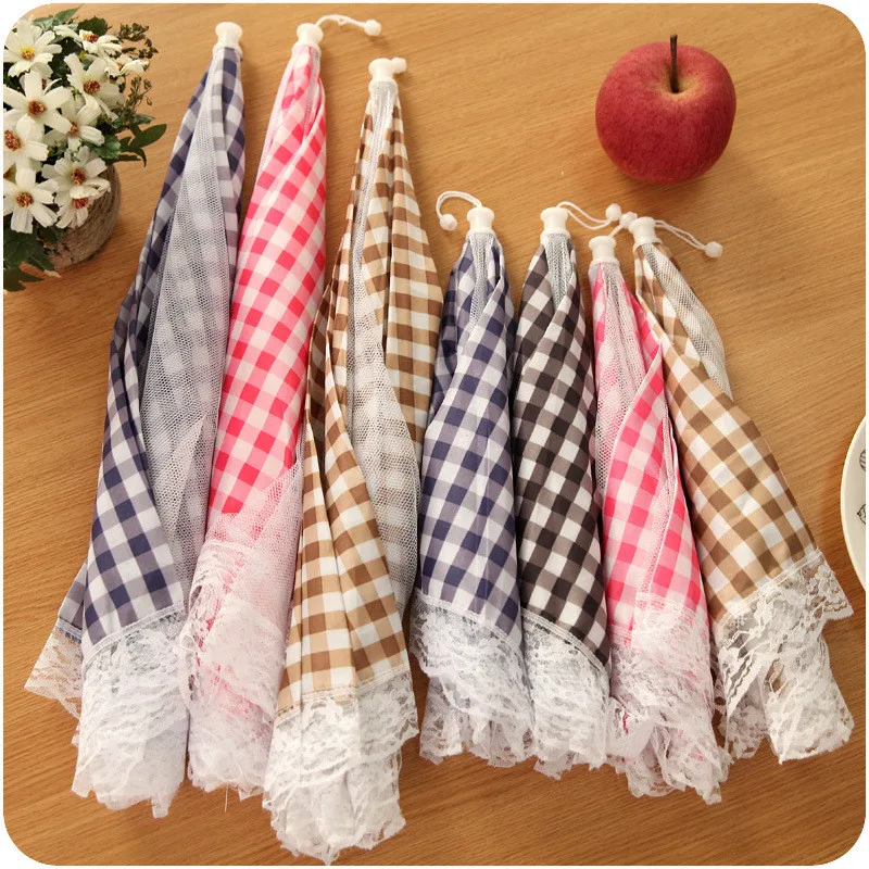 Food Covers Kitchen Cooking Tools Foldable Table Cover Umbrella Style Anti Fly Mosquito Meal Mesh | Дом и сад