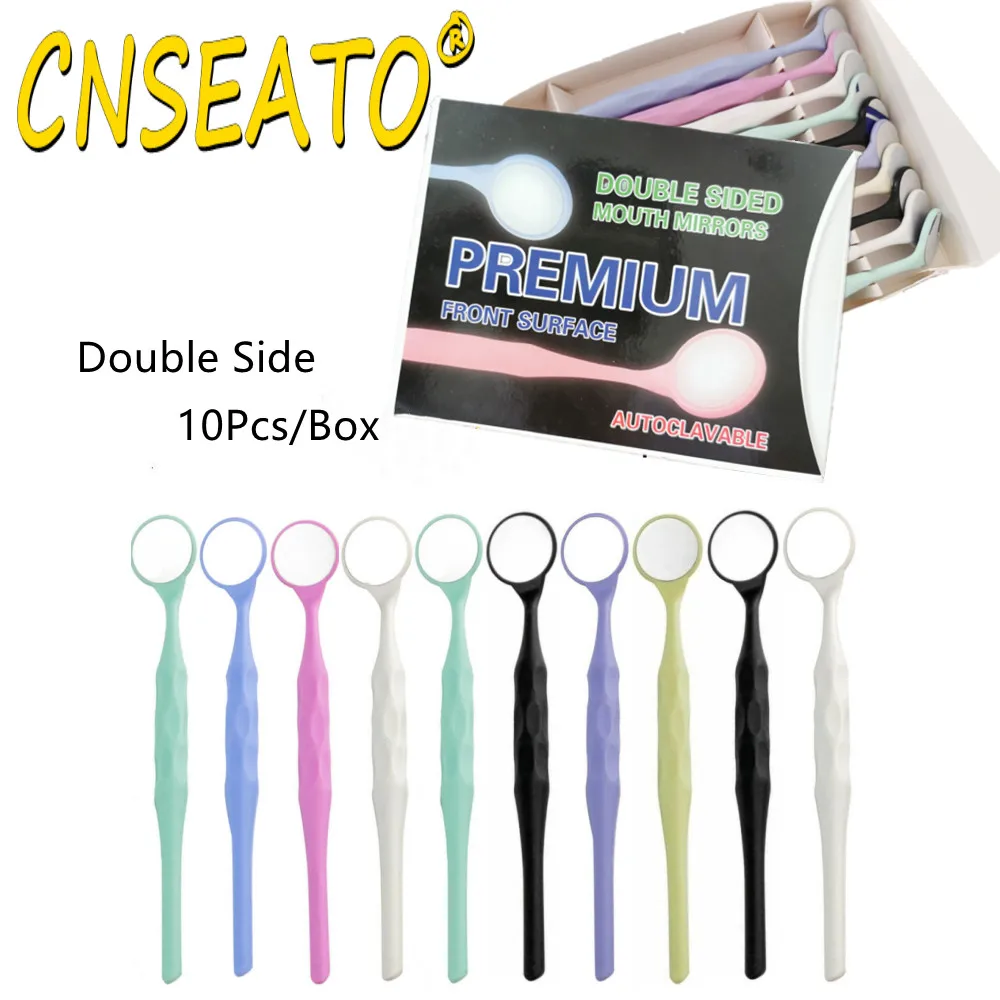 10 шт. стоматологический двухсторонний рефлектор с фронтальной поверхностью