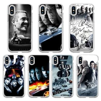 fast and furious phone case transparent soft for iphone 13 12 11 8 7 plus mini x xs xr pro max