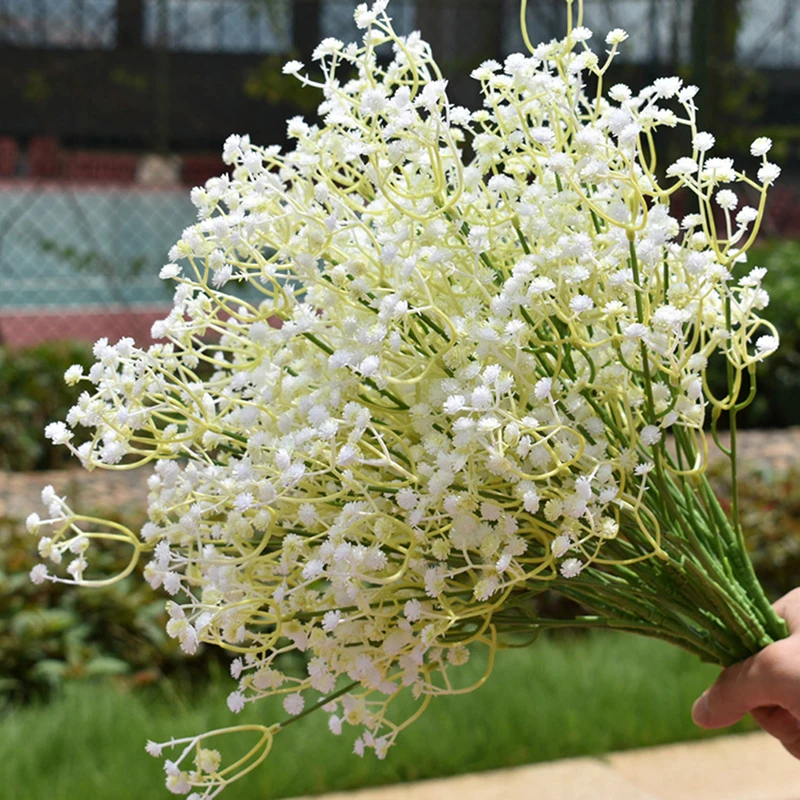 

Artificial Fake Flower Breath Gypsophila Silk Flowers Bouquet Home Decor New DIY Wed Party Decoration Fake Flower
