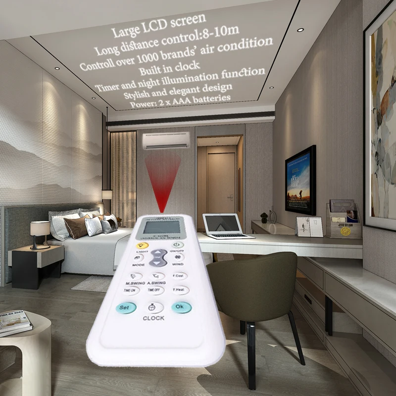 Универсальный кондиционер пульт дистанционного управления Управление K 1028E