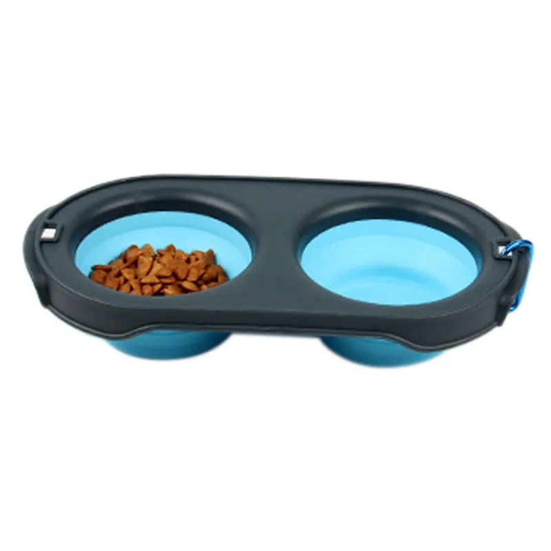 

2020 Новый Портативный Миска Для Кормления Собаки складной из удобный силиконовые Нескользящие миски нескользящий Силиконовый складной дом...