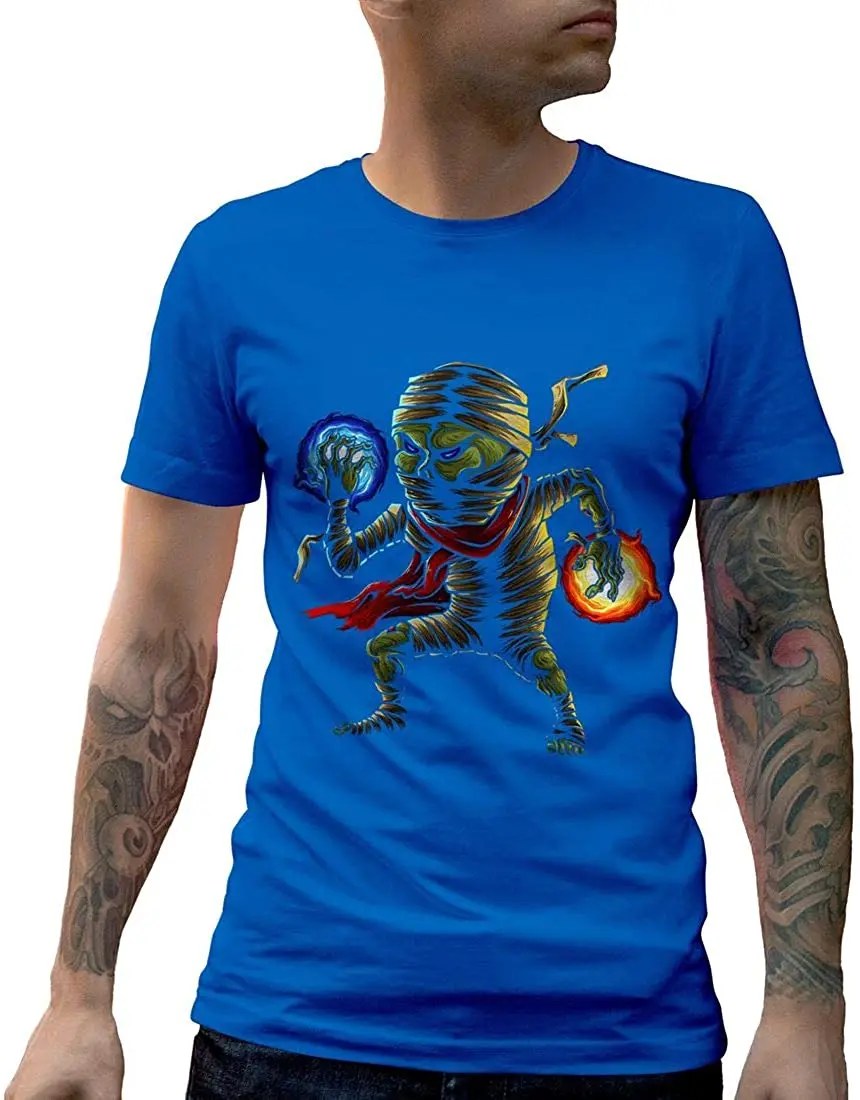 

Mummy Spell Horror Mens Crew Neck T-Shirt New Arrivals Tee Summer 2020 Pure Cotton Breathable Short Sleeve Tshirt