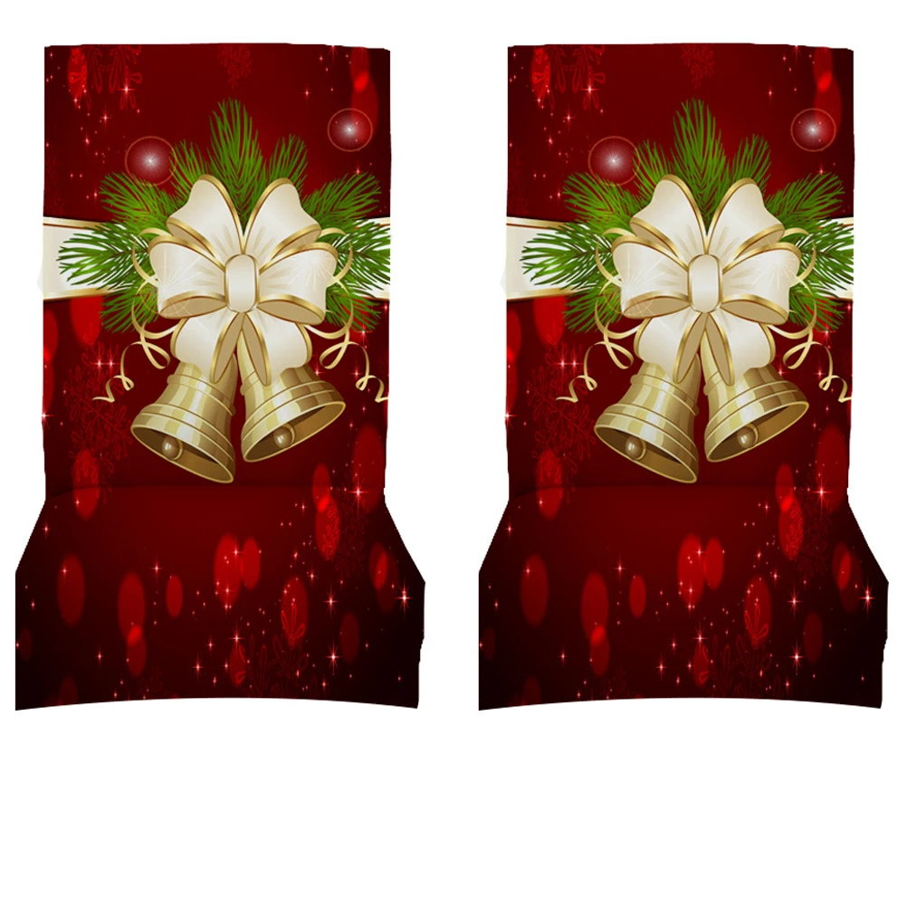 

2Pcs Christmas Chair Cover Chair Protective Cover Xmas Chair Cover Chair Decoration for Christmas Party