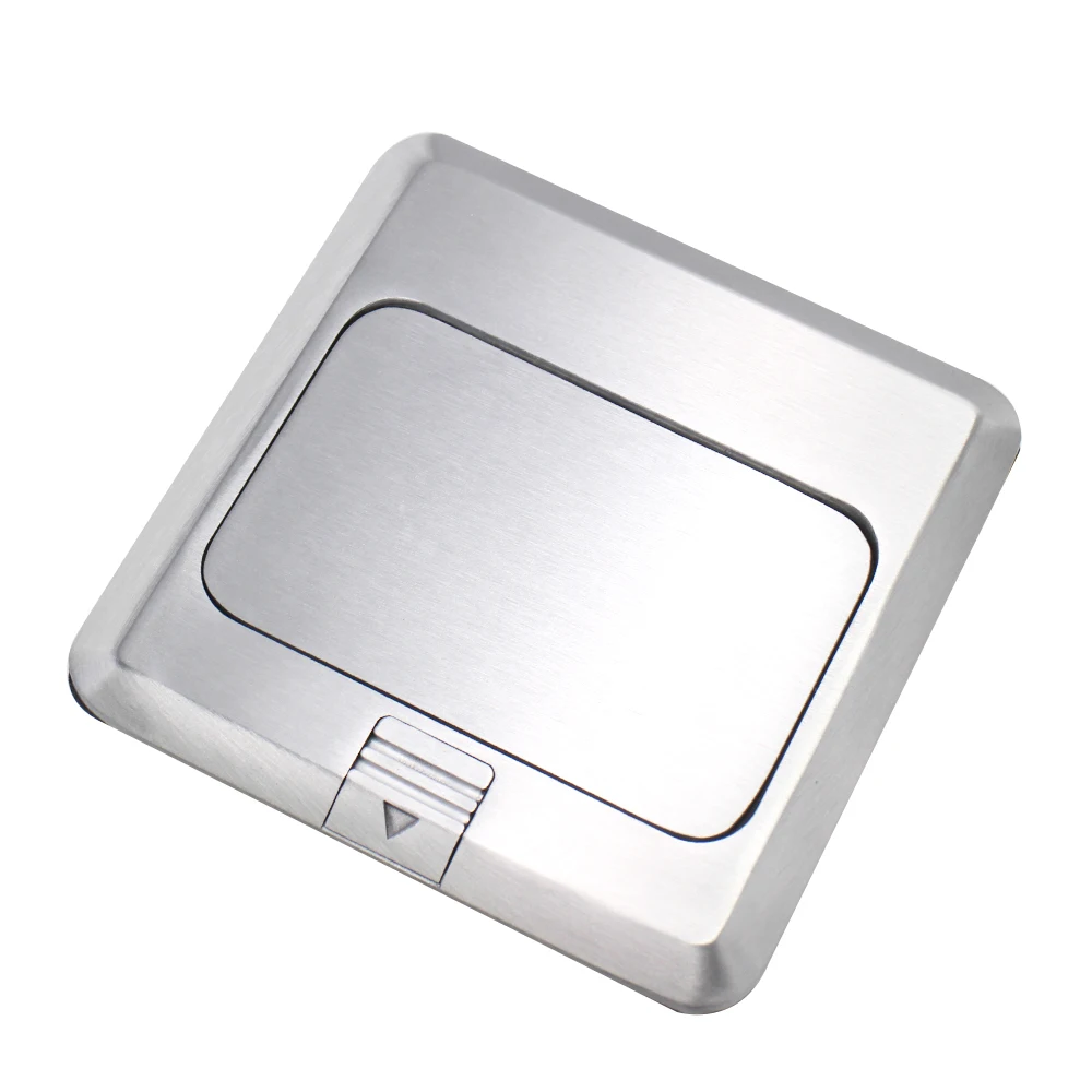 ЕС напольная розетка USB порт для зарядки телефона RJ45 Компьютер алюминиевый сплав