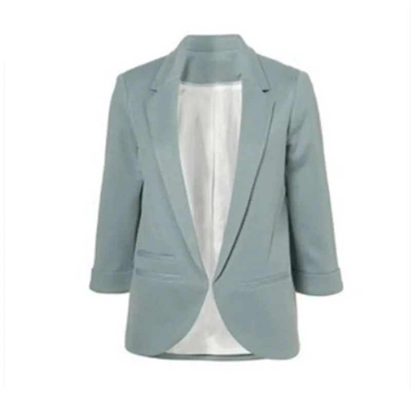 Женские повседневные облегающие блейзеры желтые белые красные пиджаки деловые