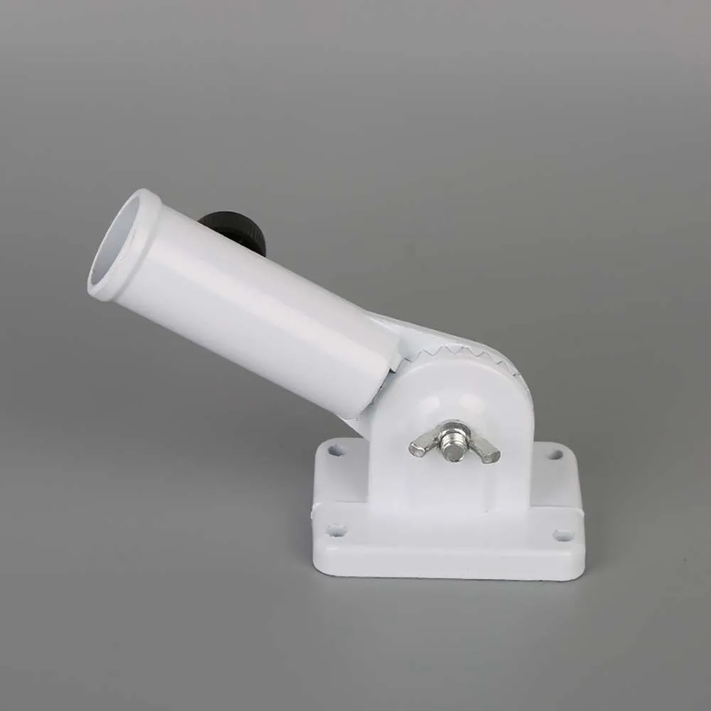 

Настенный Алюминий сплав база для флагштока одно отверстие Регулируемый флагштока держатель Монтажный кронштейн флагштока Установка