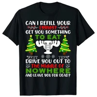 can i refill your eggnog funny christmas vacation quote t shirt xmas holiday tee tops