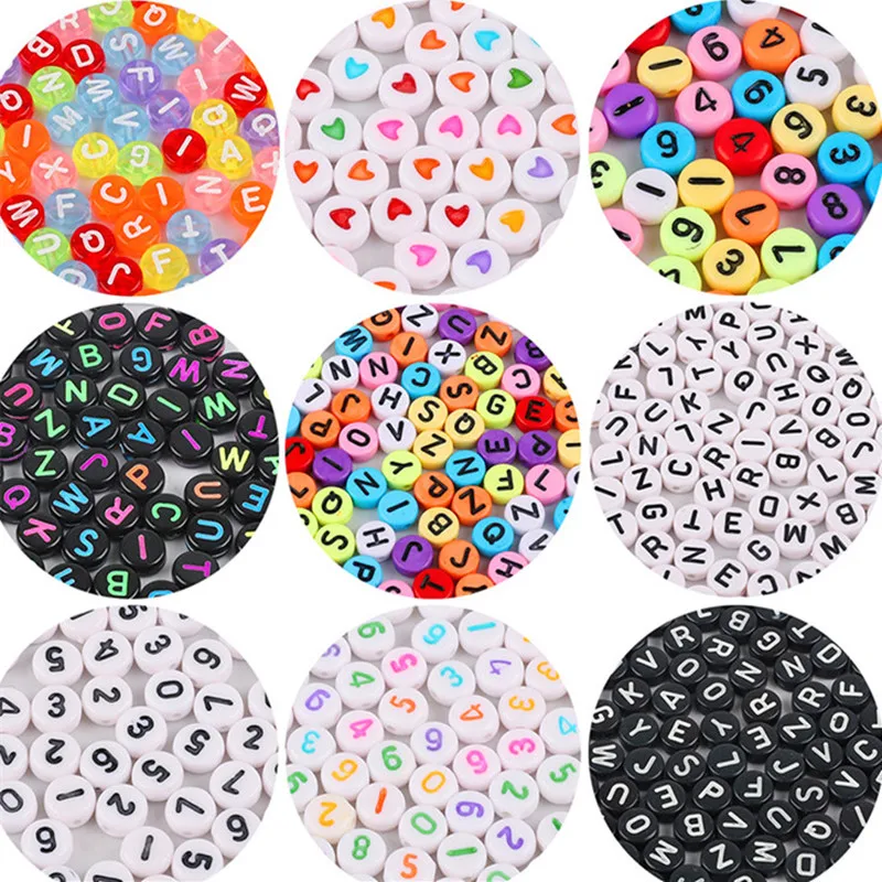 

200pcs 6mm Mixed Square Alphabet Letter Beads Charms Bracelet Necklace For Jewelry Making DIY Accessories
