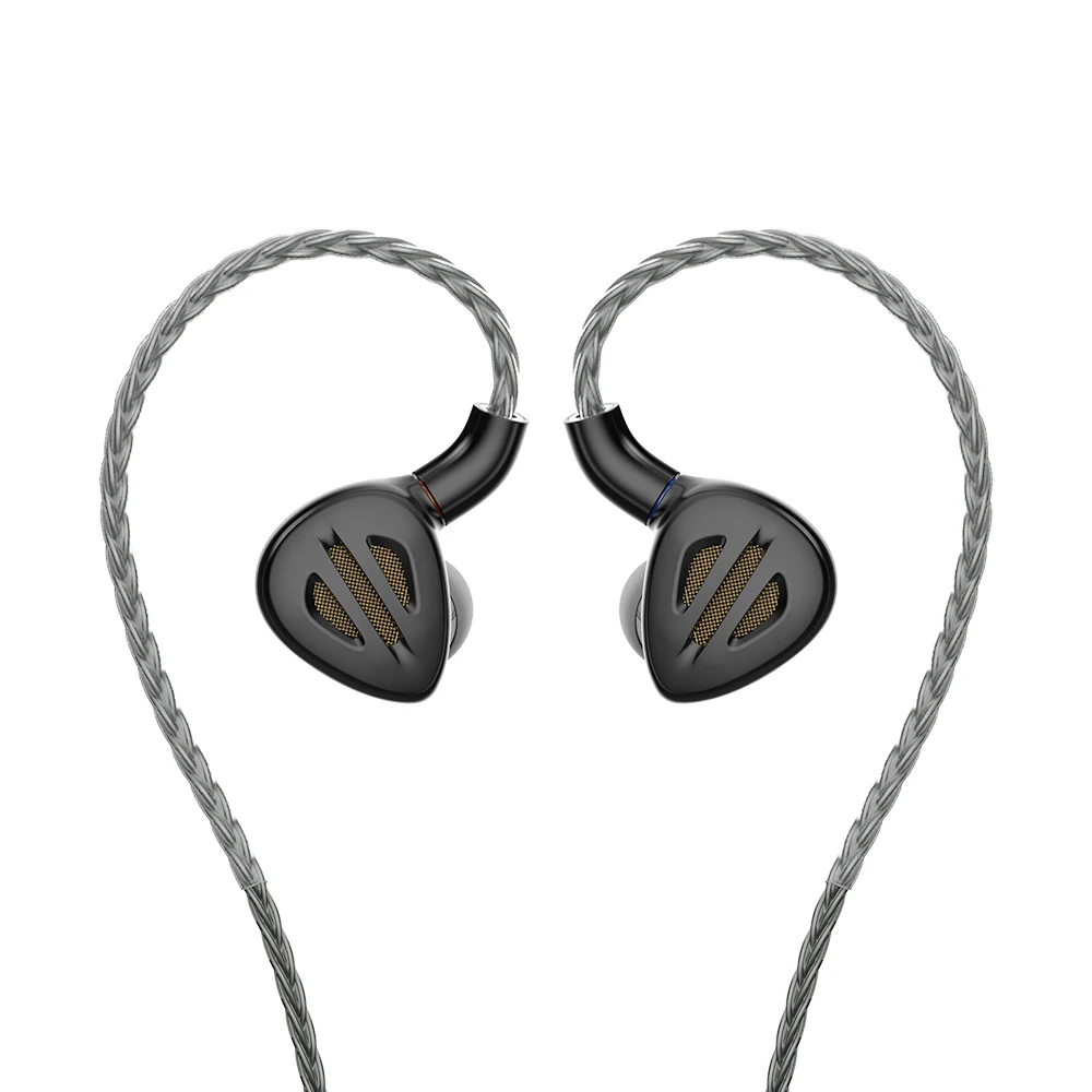 Наушники-вкладыши FiiO FH9 Hi-res 1DD + 6BA Hi-Fi наушники-вкладыши IEM MMCX чистый серебристый