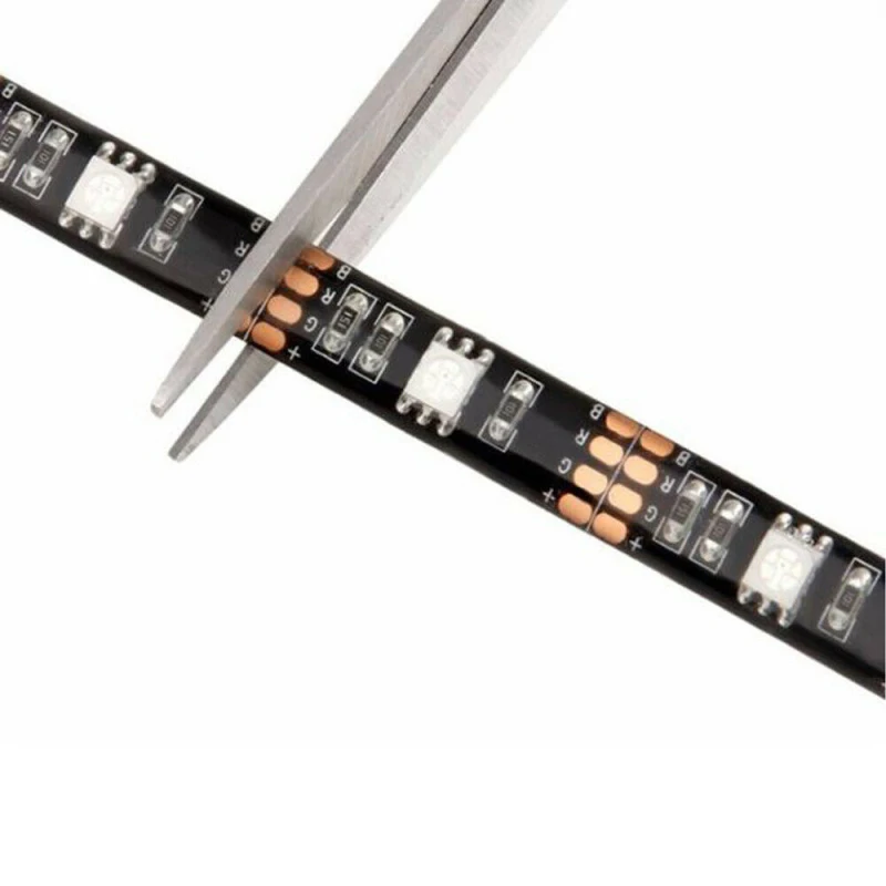 

1M 2M 3M 4M 5M Mini 3 Key Desktop Decor Tape USB LED Strip DC 5V Flexible Light Lamp 60LEDs SMD 2835 50CM TV Background Lighting