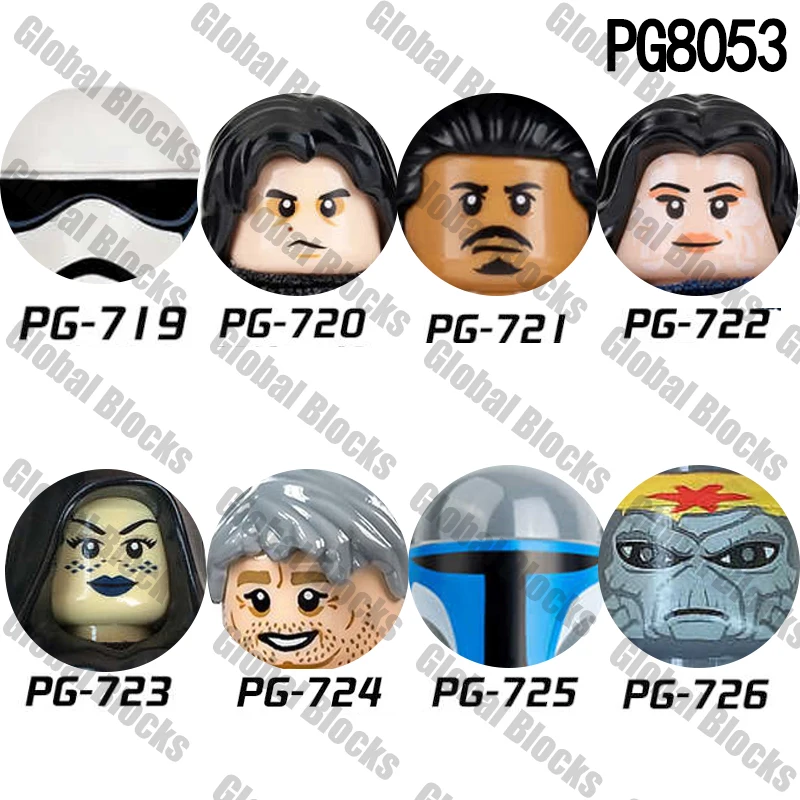 

Конструктор PG8053 из фильма "Звездные войны", фигурки мини-героев, детские развивающие сборные игрушки, подарки на день рождения