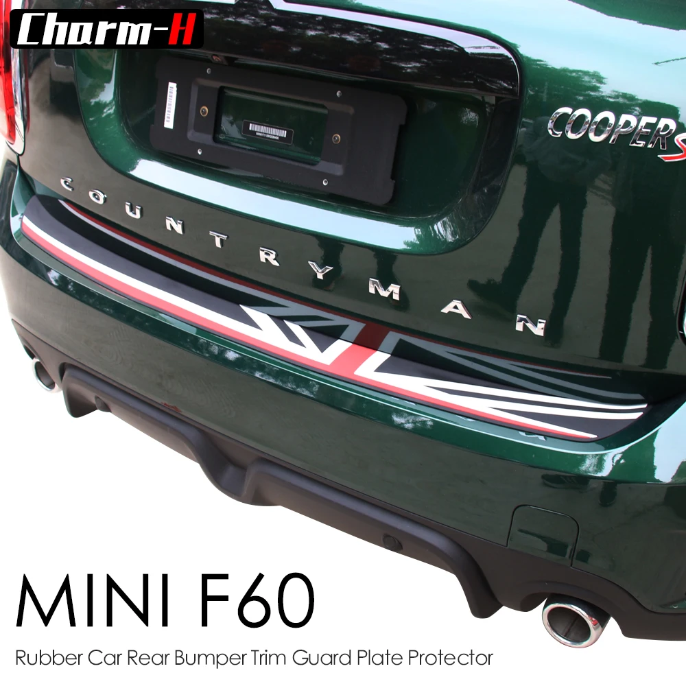 Резиновая Защитная Наклейка на задний бампер для автомобиля Mini Cooper Countryman F60 2017-On |