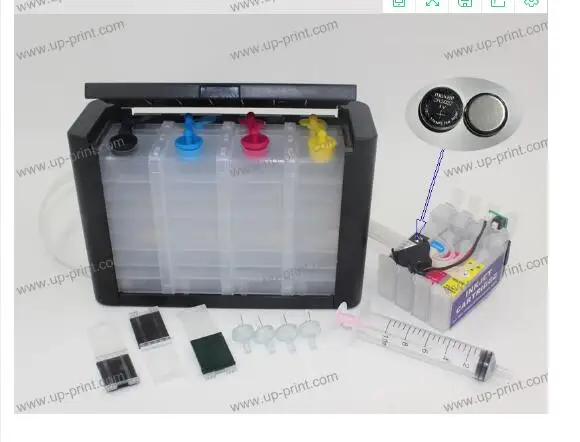 UP T1631 чернила Системы СНПЧ класса люкс Тип совместимый для Epson WF-2650 WF-2660 WF-2760 wf-2750 16 xl чернильный картридж 16XL