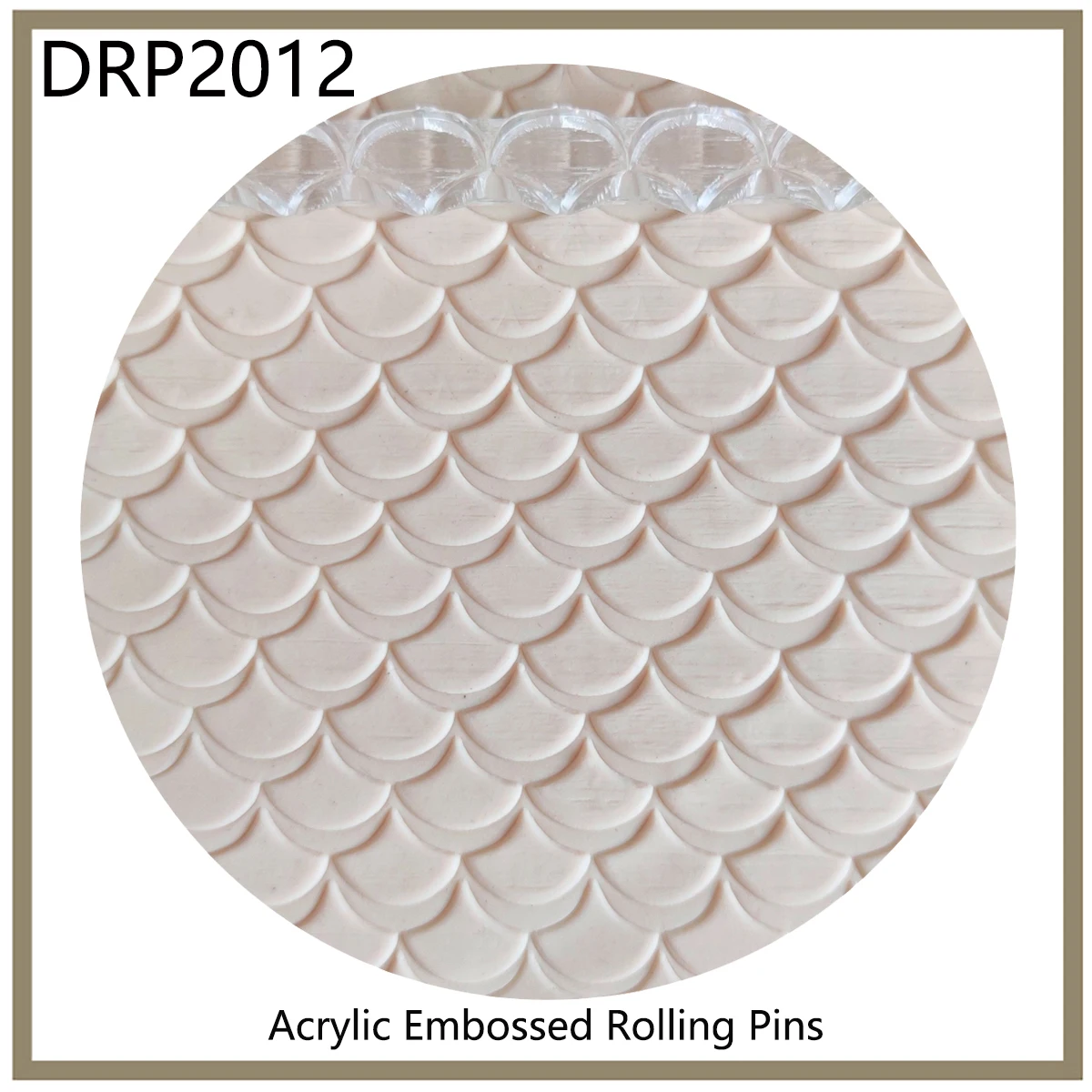Kitchen Accessories Bakery Dough Tools Fondant Decoration Acrylic Embossed 3D Rolling Pin With Pattern | Дом и сад