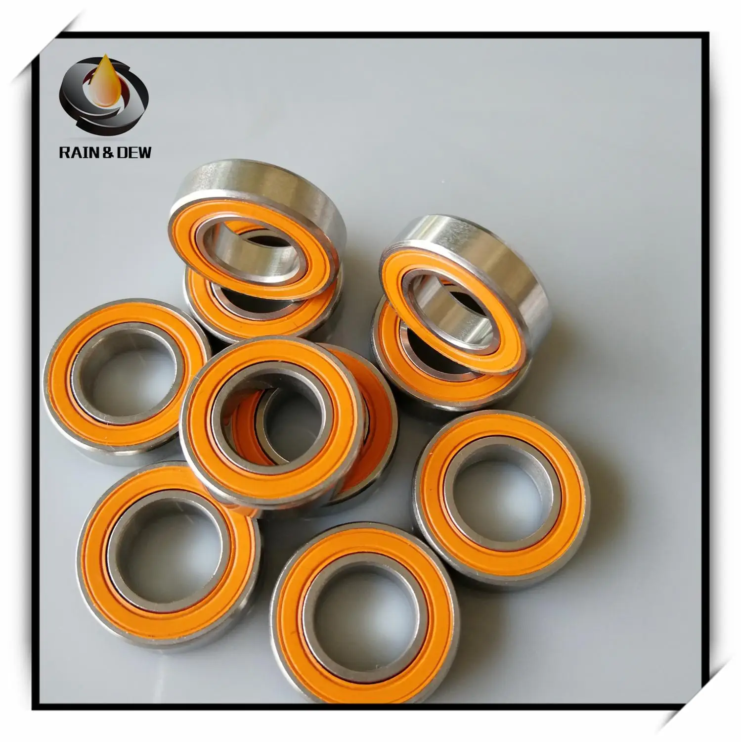 2 шт. S6800 2RS CB ABEC7 10x19x5 мм 6800 Гибридный Керамический шарикоподшипник из нержавеющей