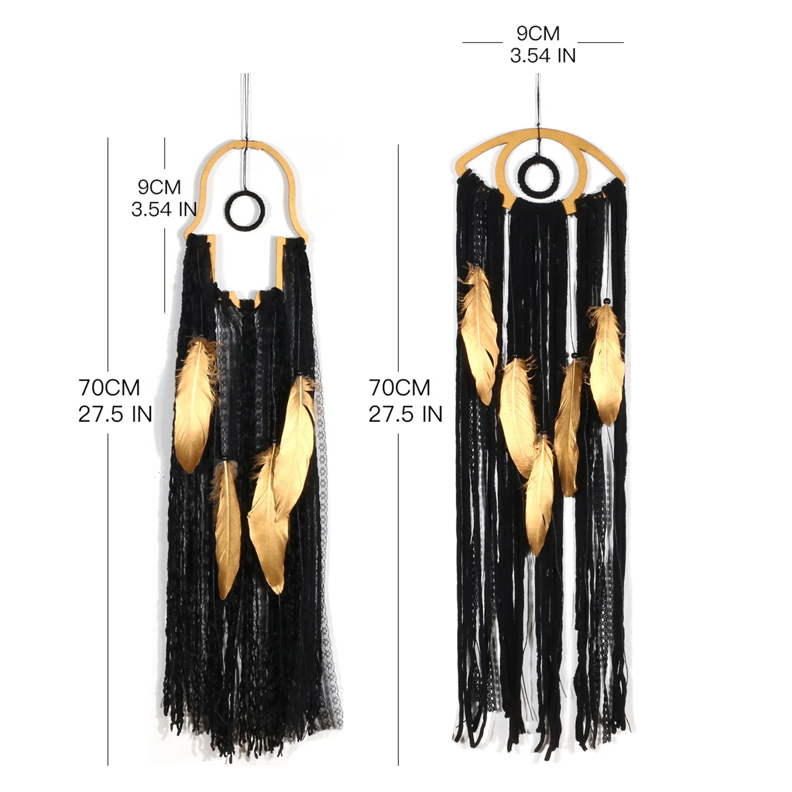 

Feather Dream Catcher Wall Hanging Handmade Exquisite Workmanship Wall Art Decoration For Bedroom Study Room
