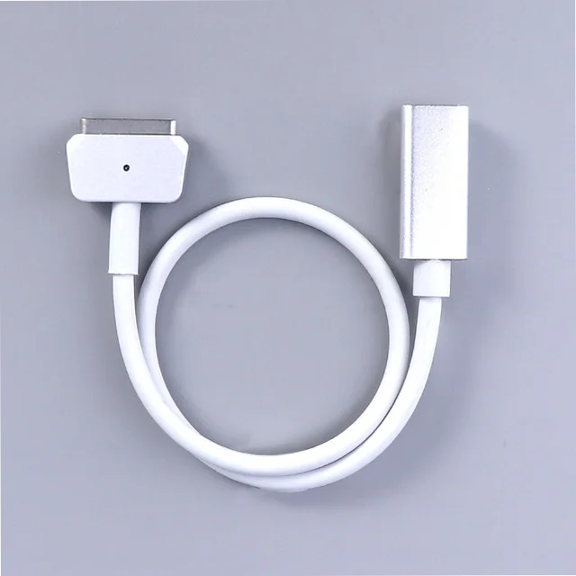 

USB C Type C Femal to Magsaf* 1/2 T-Tip L-Tip Charger For Apple MacBook Air/MacBook 45W 60W 85W 12/13/15" Charger Power Adapter