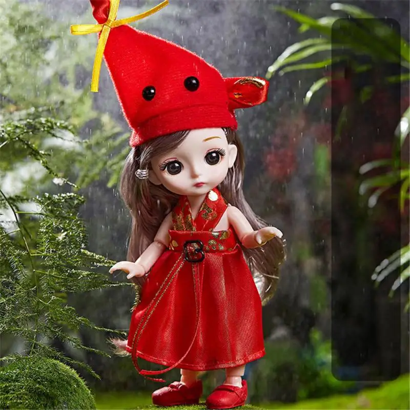

16CM Zodiac Doll Girl Toy Set Play House Vinyl Dress Up 3D Eyes Beautiful Princess Doll Gift Box Fashion Doll Plastic DIY Toy
