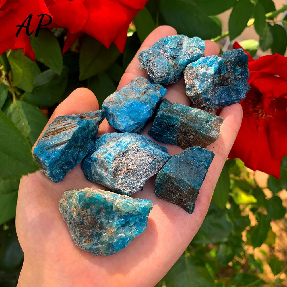 50 г/пакет натуральный кристалл, Синий Апатит, необработанный камень,необработанный минеральный образец, нестандартный кристалл,восстанавливающий камень рейки