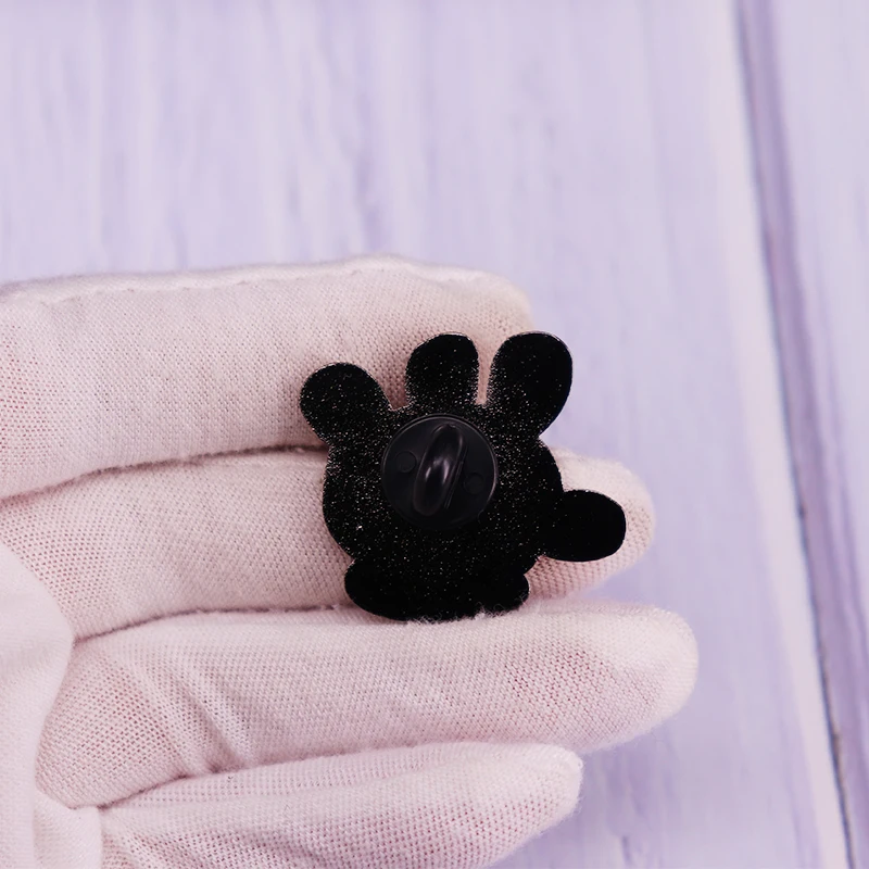 Greetings From Glove World Cartoon Enamel Brooch Pins Metal Badges Lapel Pin Brooches Jackets Jeans Fashion Jewelry Accessories | Украшения