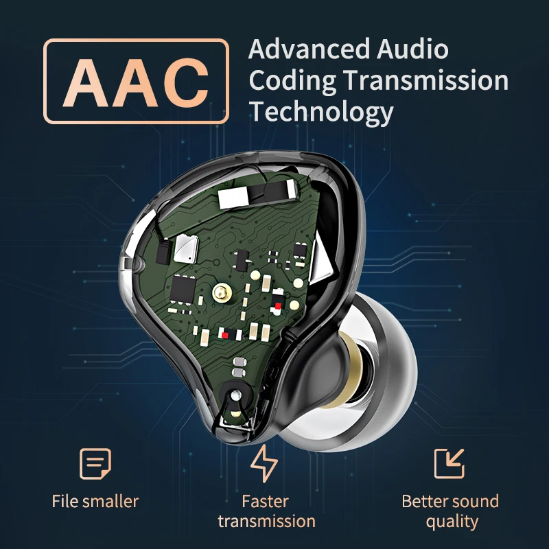 TWS-наушники KZ S1 S1D Bluetooth 5 0 с сенсорным управлением и шумоподавлением | Электроника