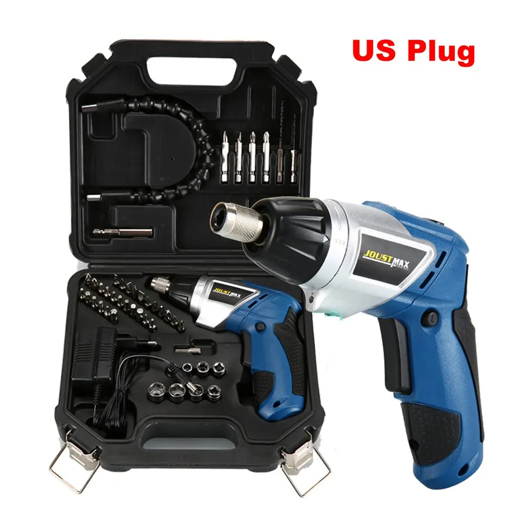 46Pcs Wireless Handheld Electric Screwdriver Set Household Rechargeable Drill Gun Tools Multi-function Screwdrivers | Инструменты