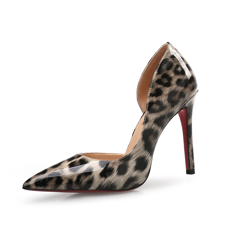 

Autumn Sexy Leopard Women Shoes High Heels 6-10CM Elegant Office Pumps Shoes Women Animal Print Pointed Toe Luxury Singles Shoes