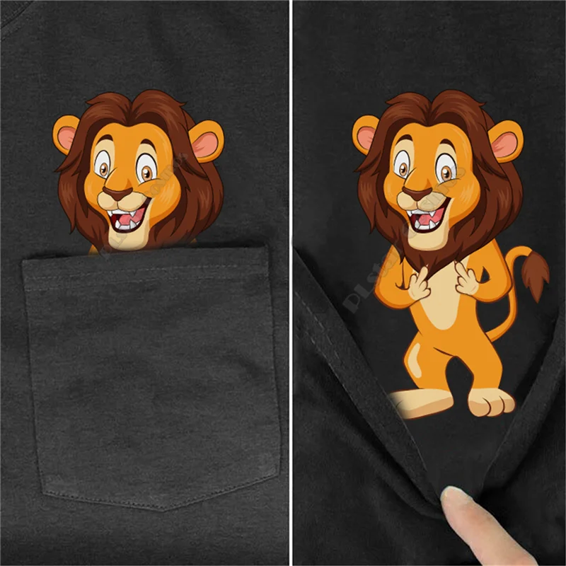 

T Shirt summer pocket LABRADOR RETRIEVER printed t-shirt men for women shirts tops funny cotton black tees