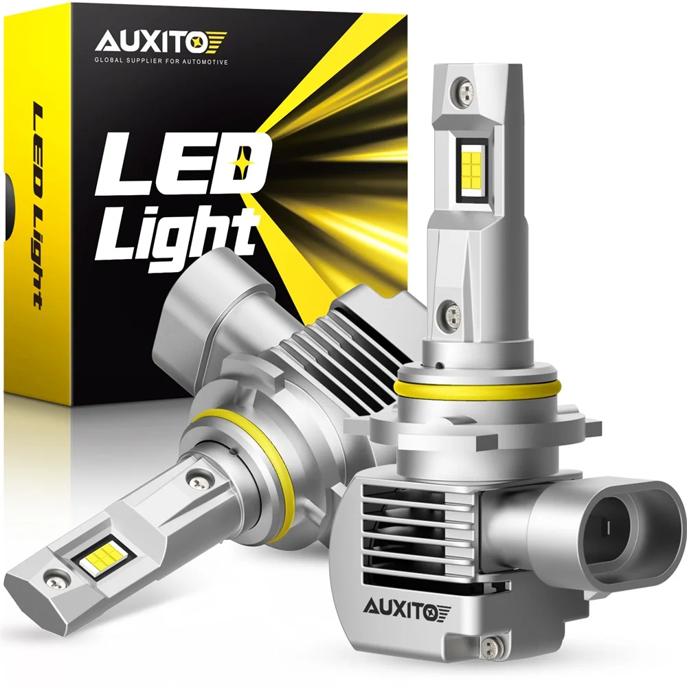 AUXITO 2X 9012 HIR2 H8 H9 H11 светодиодные лампы для фар Canbus без ошибок 6000K белый гипервспышки