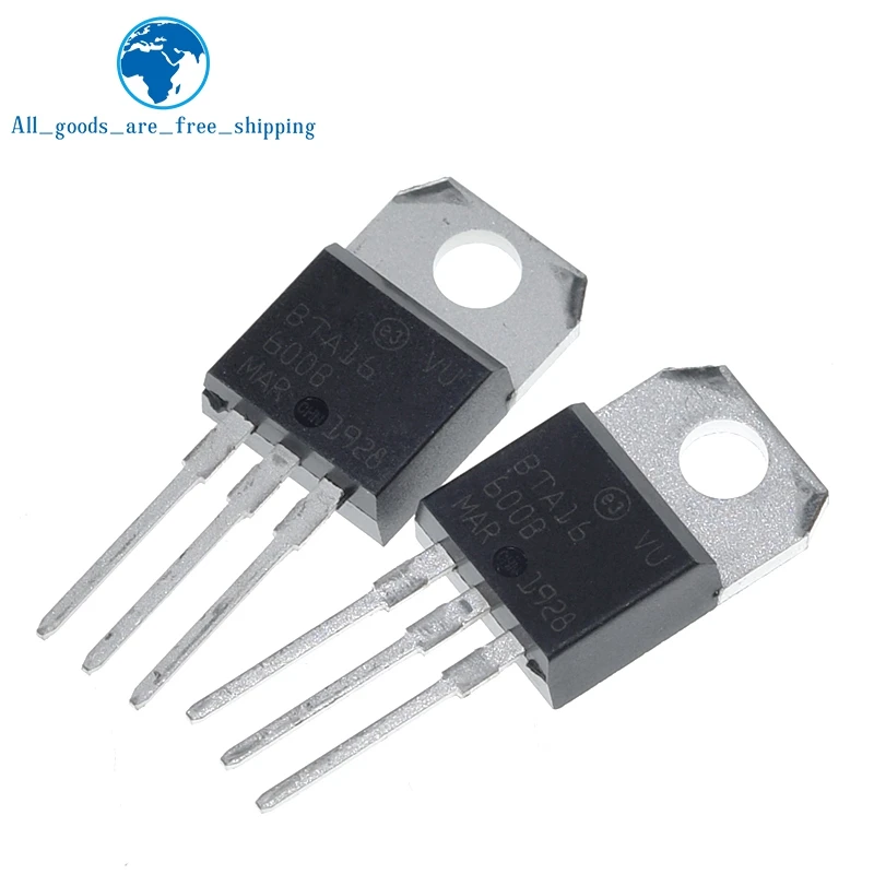 100 шт. BTA16 600B 600 Triac 600V 16A|triac 16a|triac bta16c c |