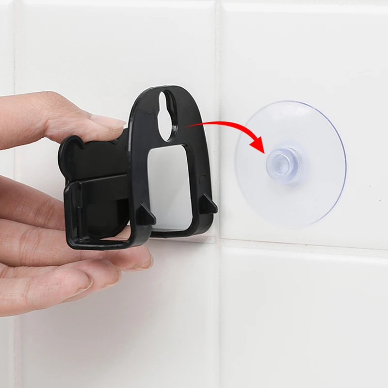 Стойка для хранения с сосущим диском и губкой принадлежности ванной комнаты