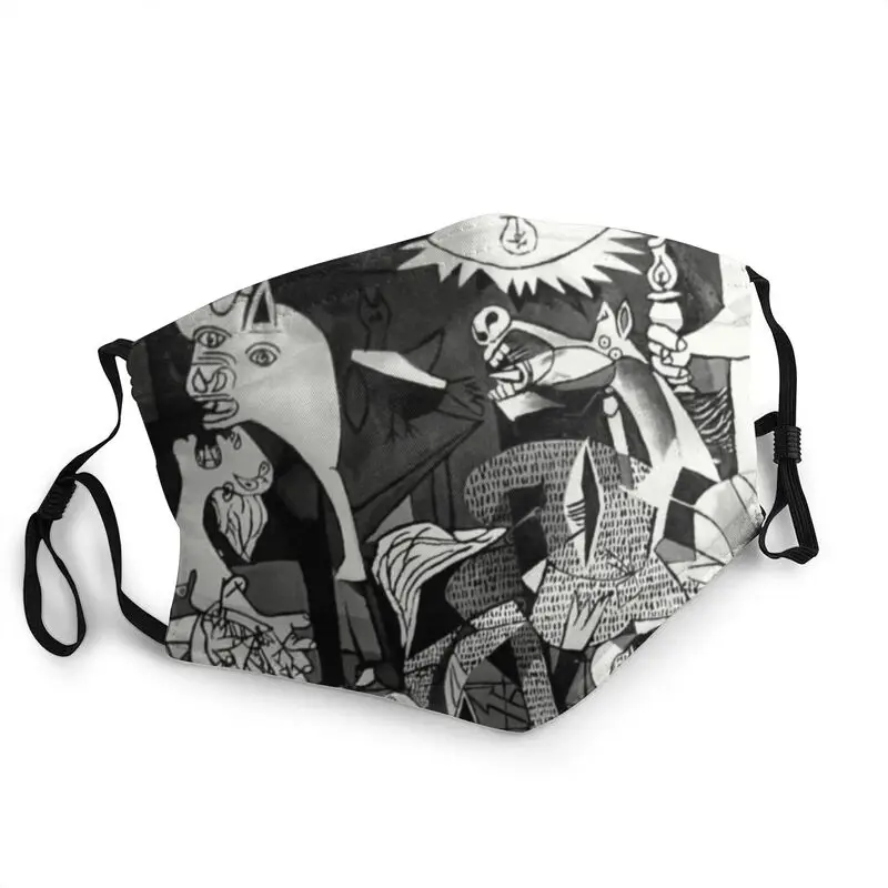 

Pablo Picasso Guernica Non-Disposable Mouth Face Mask Unisex Artwork Mask Anti Dust Protection Cover Respirator Muffle