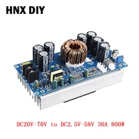 dc20v 70v 800w high power dc step down power supply output 30a constant voltage constant current adjustable input voltage module