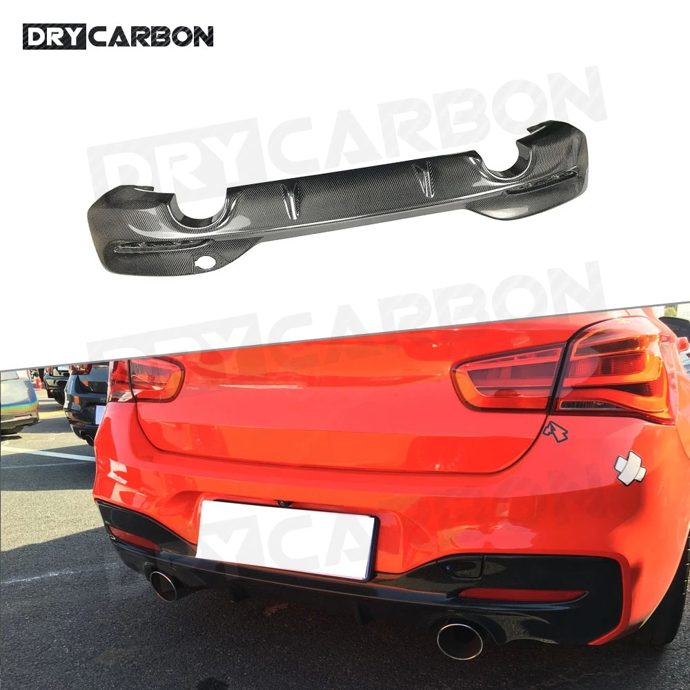 Задний диффузор в виде спойлера из сухого углеродного волокна для BMW 1 серии F20 M135i M140i M Sport 2016 -2018 Задний диффузор в виде спойлера из сухого углеродного волокна для BMW 1 серии F20 M135i M140i M Sport 2016 -2018