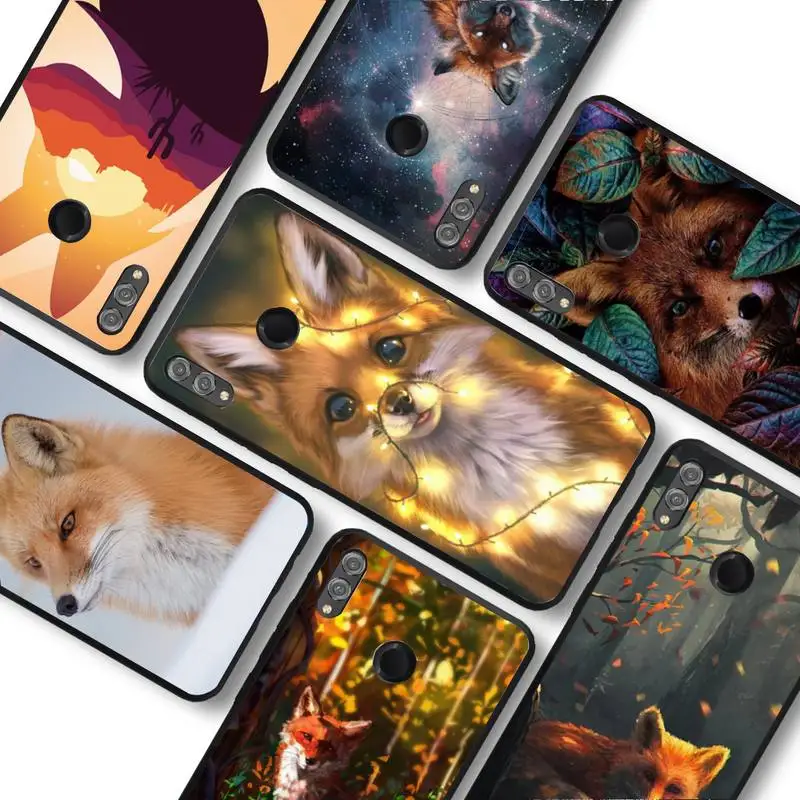 

Fox Cute Anima Phone Case For Huawei honor 10Lite 10i 20 8x 10 for Honor 9lite 9xpro Back Coque