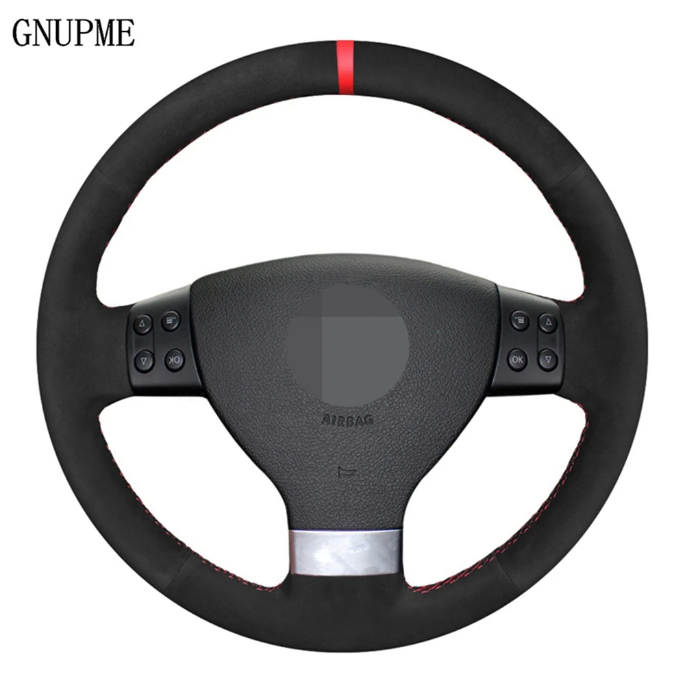 Чехол на руль для Volkswagen Golf 5 2005 2009 Passat B6 Jetta 3 Tiguan Touran 2008 2010|Чехлы руль| |