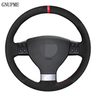 Чехол на руль для Volkswagen Golf 5 2005-2009 Passat B6 Jetta 3 Tiguan Touran 2008 2009 2010