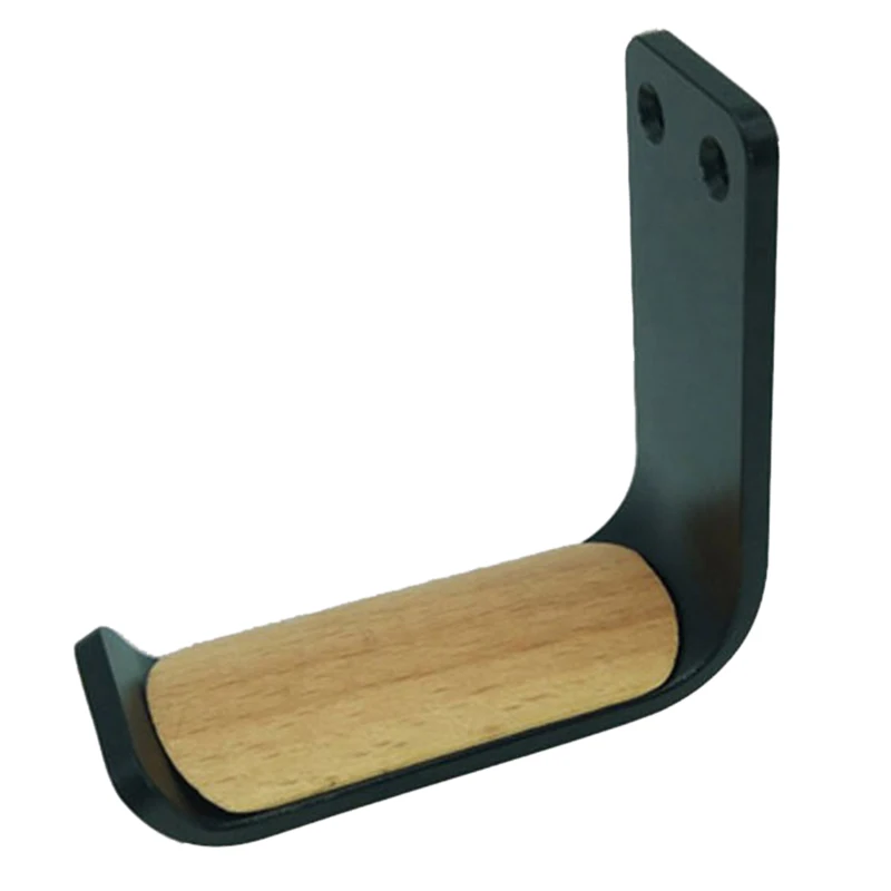 Держатель для гарнитуры с деревянной подушкой из алюминия под стол крепление