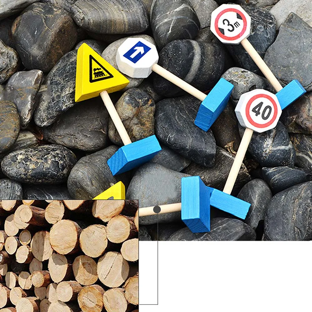 Новые деревянные уличные дорожные знаки парковочные места детские развивающие